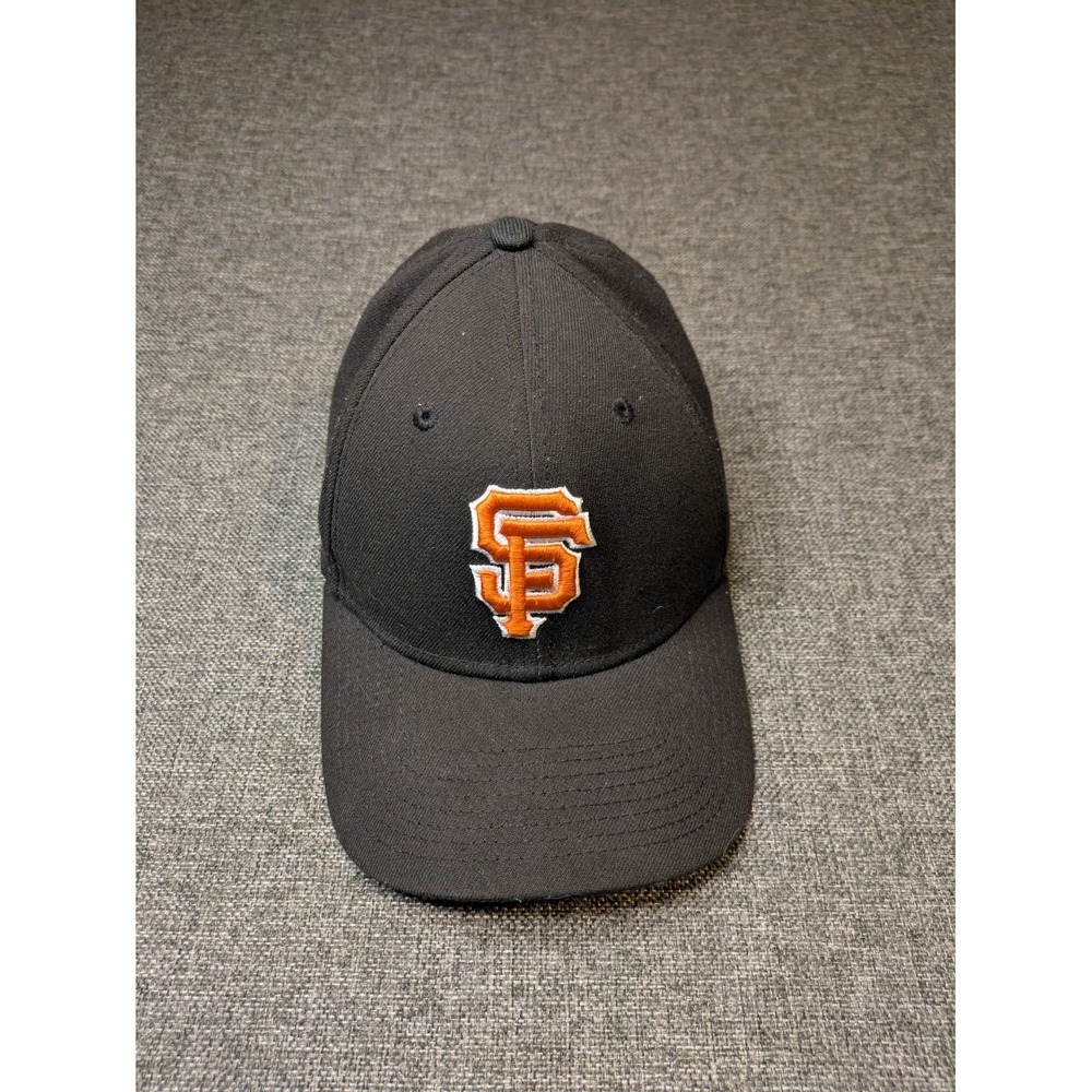 San Francisco Giants Hat Baseball Cap Strapback Black Orange New Era 39Thirty‎